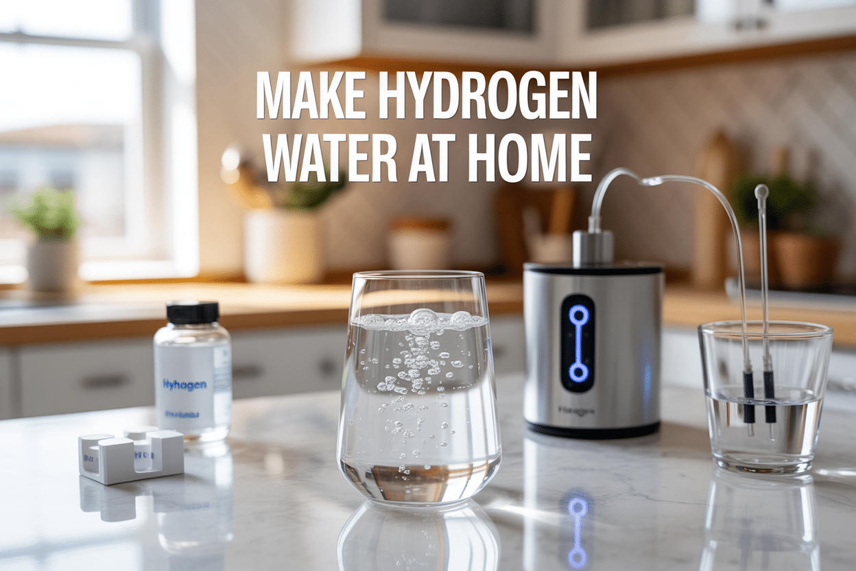 How to Make Hydrogen Water at Home | Simple Guide 2 How to Make Hydrogen Water at Home