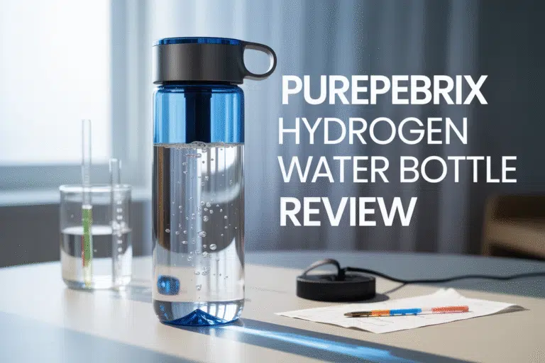 purepebrix hydrogen water bottle review