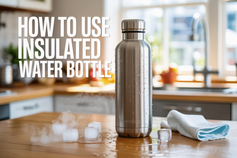 how to use insulated water bottle