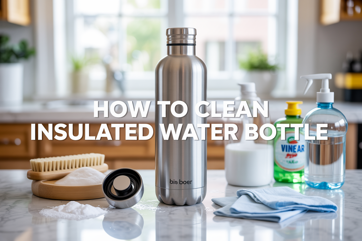 how to clean insulated water bottle