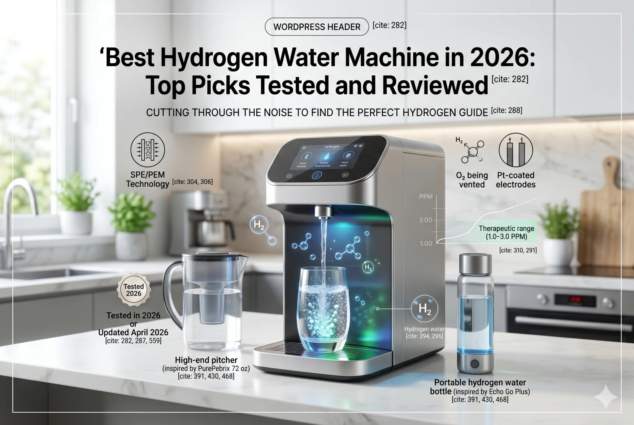 Best Hydrogen Water Machine in 2026: 15 Machines, Ranked Honestly 2 Best Hydrogen Water Machine
