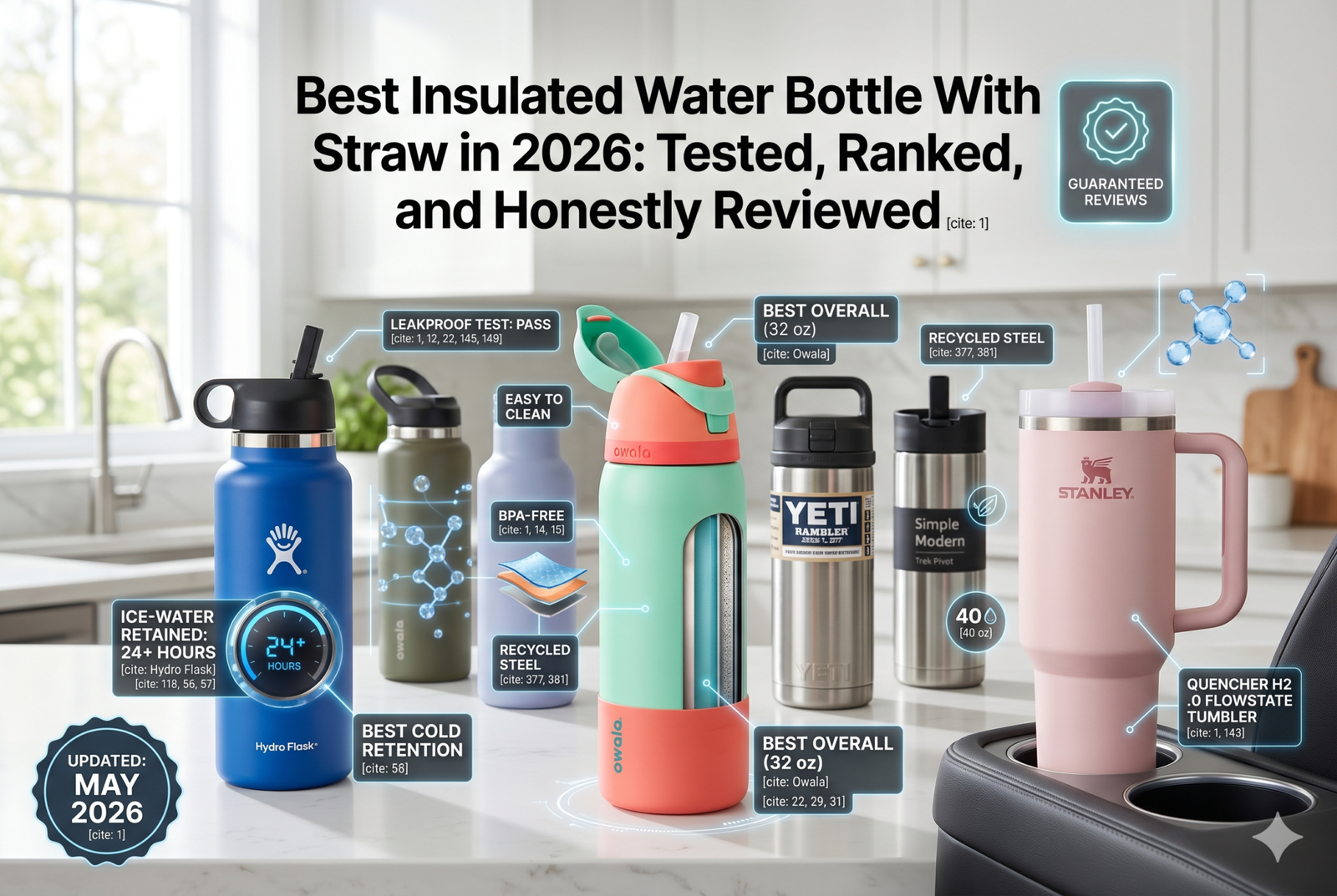 8 Best Insulated Water Bottle With Straw in 2026: Tested, Ranked, and Honestly Reviewed 2 Best Insulated Water Bottle With Straw