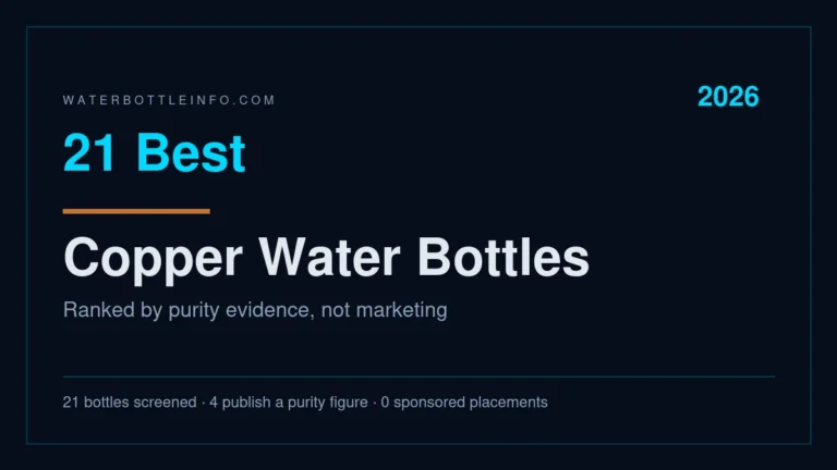 Home 6 21 best copper water bottles of 2026, ranked by purity evidence