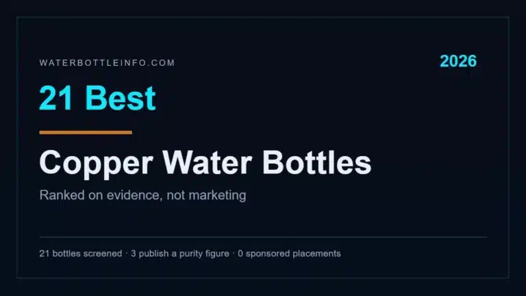 Home 6 21 best copper water bottles of 2026, ranked on published evidence
